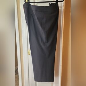 Calvin Klein Womens Curvy Fit Black Slacks